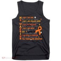 Multiple Sclerosis I Say IM Fine Tank Top thumb 0