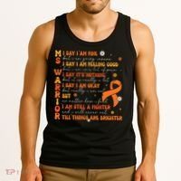 Multiple Sclerosis I Say IM Fine Tank Top thumb 3