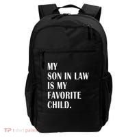 My Son In Law Is My Favorite Child Step Dad & Step Mom Gift Backpack thumb 0