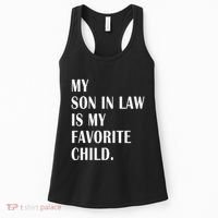 My Son In Law Is My Favorite Child Step Dad & Step Mom Gift Women's Tank Top thumb 0