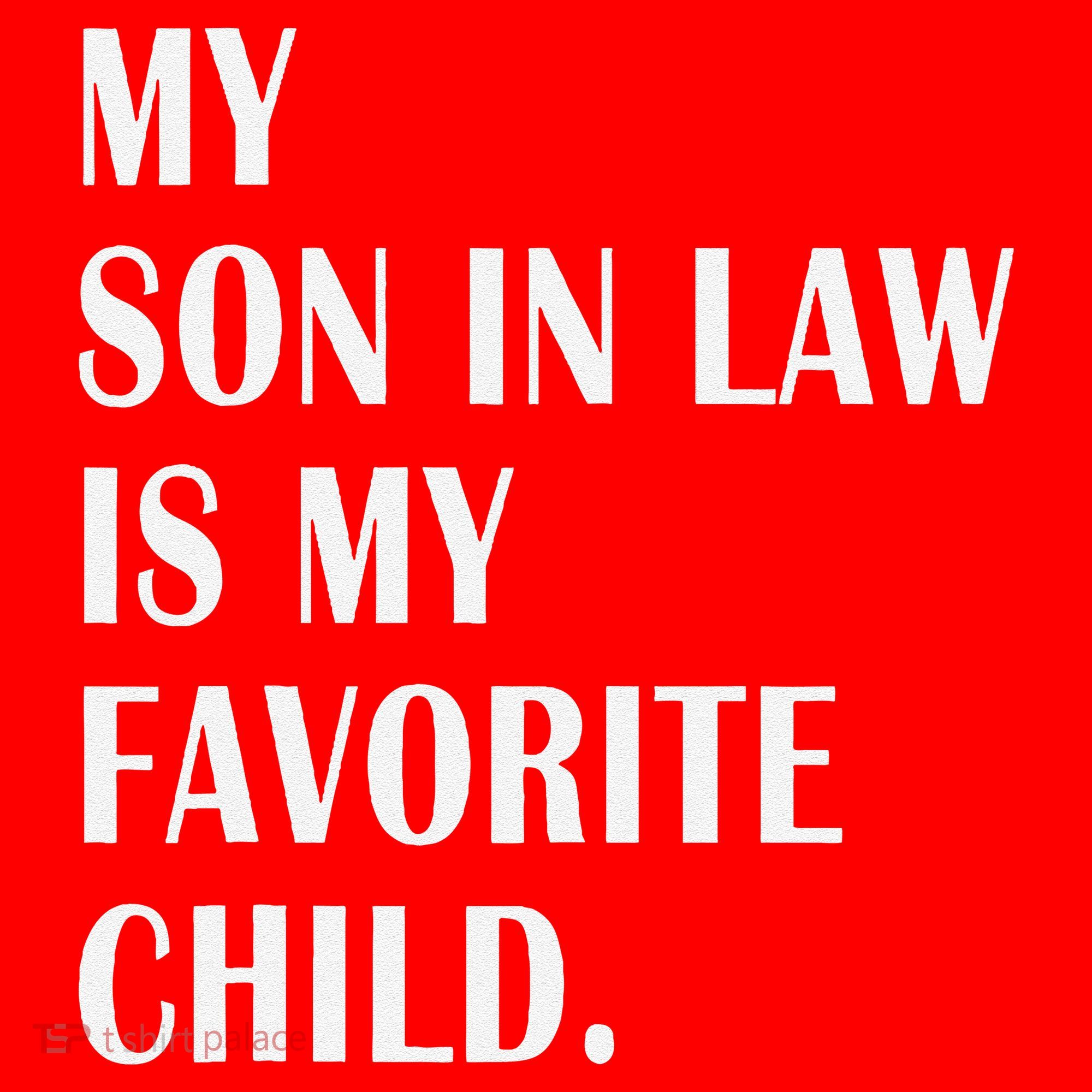 My Son In Law Is My Favorite Child Step Dad & Step Mom Gift Santa Hat