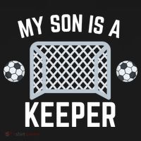 My Son Is A Keeper Soccer Goalie Player Parents Mom Dad Gift USA-Made Doggie Bandana thumb 2