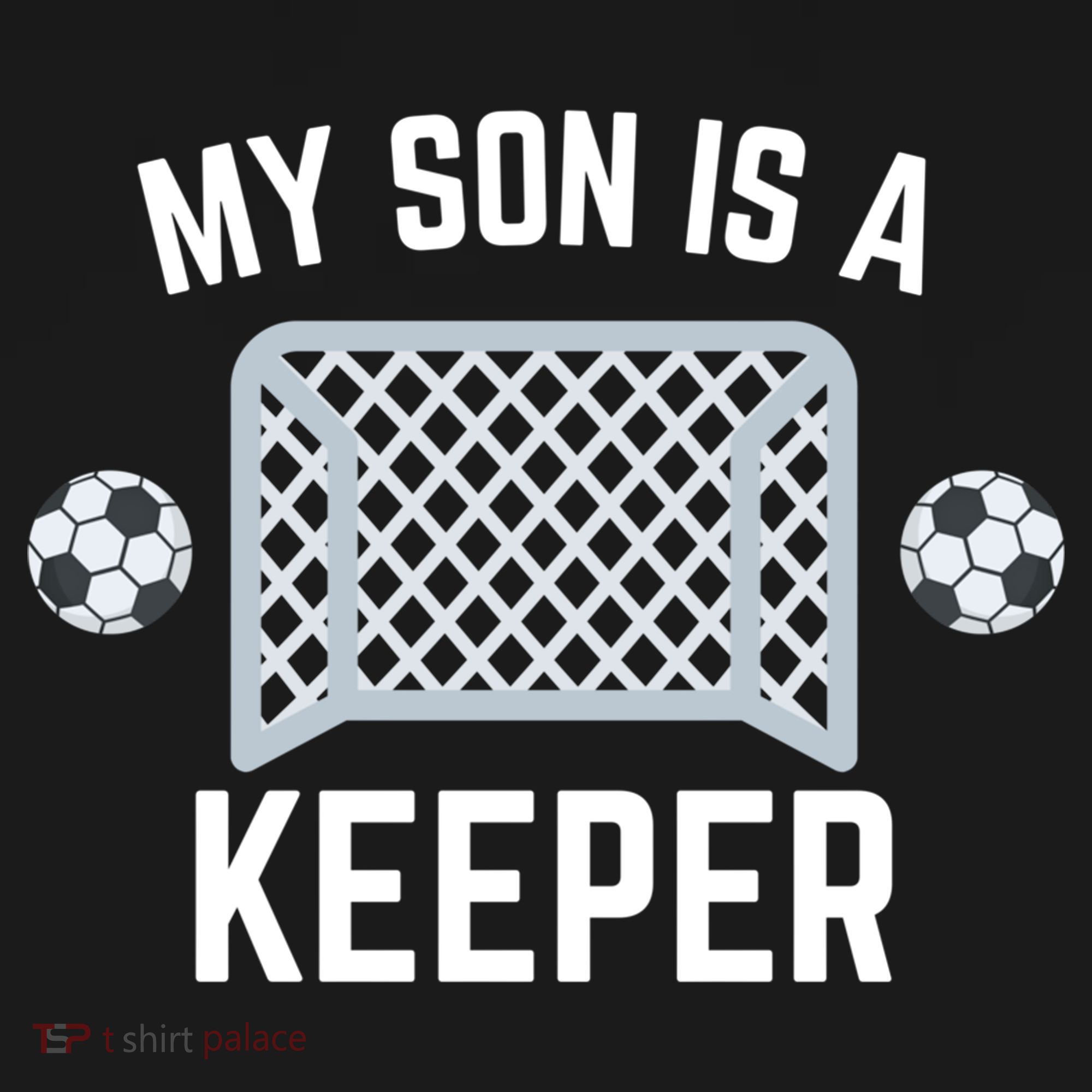 My Son Is A Keeper Soccer Goalie Player Parents Mom Dad Gift Women's Hoodie