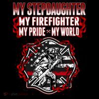 My Stepdaughter Is A Firefighter Hero Proud Fire Stepparent Funny Gift Coffee Mug thumb 5