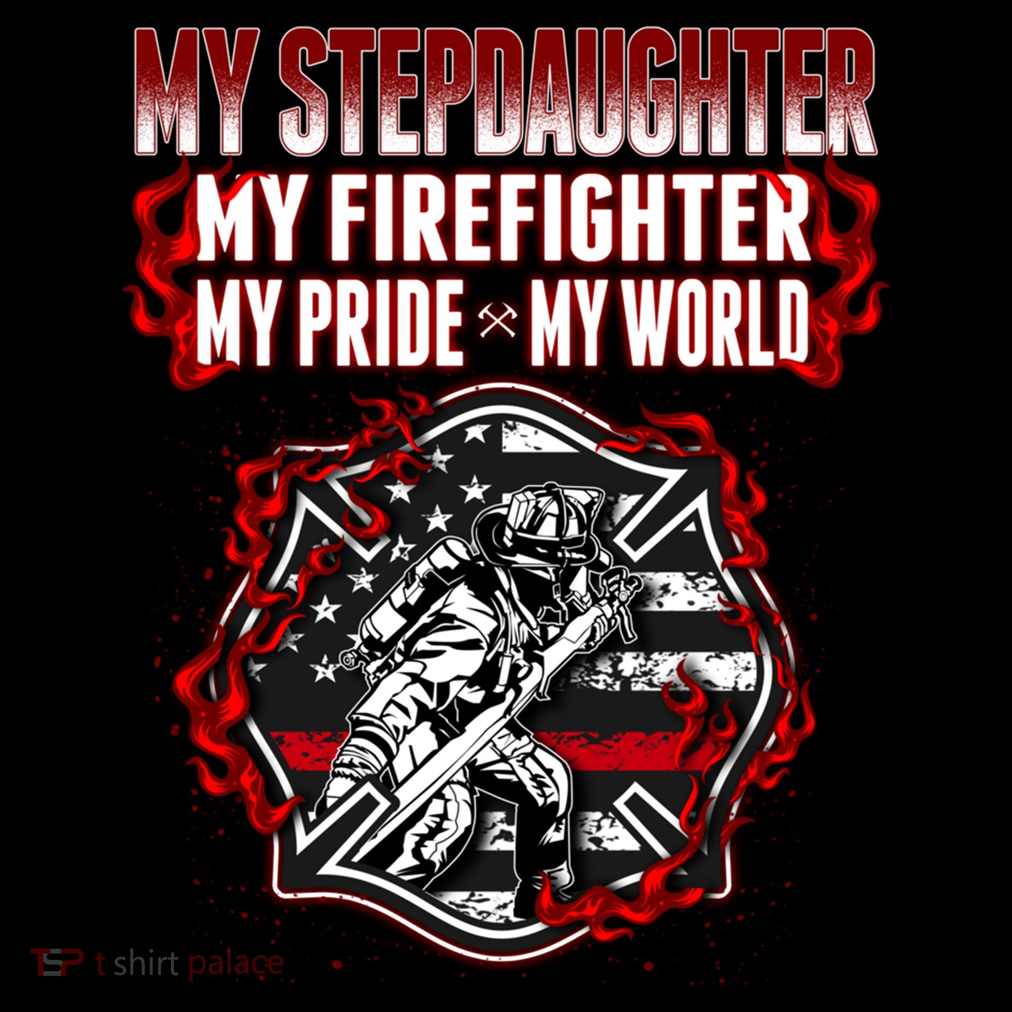 My Stepdaughter Is A Firefighter Hero Proud Fire Stepparent Funny Gift Coffee Mug