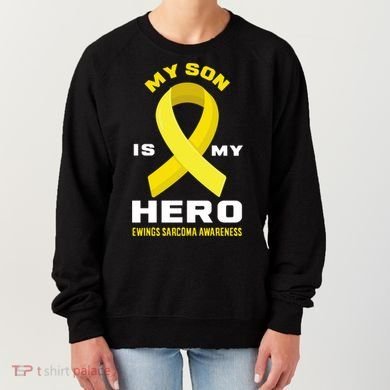My Son Is My Hero Ewings Sarcoma Awareness Funny Gift Women's Sweatshirt