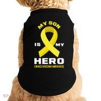 My Son Is My Hero Ewings Sarcoma Awareness Funny Gift Doggie Tank thumb 0