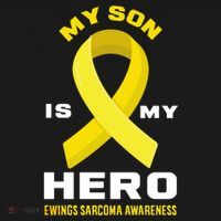 My Son Is My Hero Ewings Sarcoma Awareness Funny Gift Women's Hoodie thumb 2