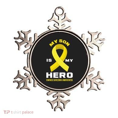 My Son Is My Hero Ewings Sarcoma Awareness Funny Gift Ornament
