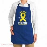 My Son Is My Hero Ewings Sarcoma Awareness Funny Gift Apron thumb 2