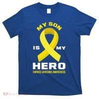 My Son Is My Hero Ewings Sarcoma Awareness Funny Gift T-Shirt thumb 0