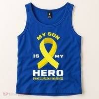 My Son Is My Hero Ewings Sarcoma Awareness Funny Gift Tank Top thumb 2