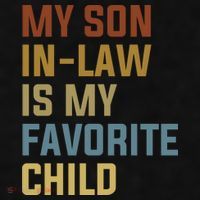 My Son In Law Is My Favorite Child Ladies PosiCharge Tri-Blend Wicking Tank thumb 2