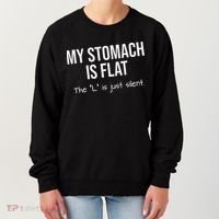 My Stomach Is Flat Women's Sweatshirt thumb 0