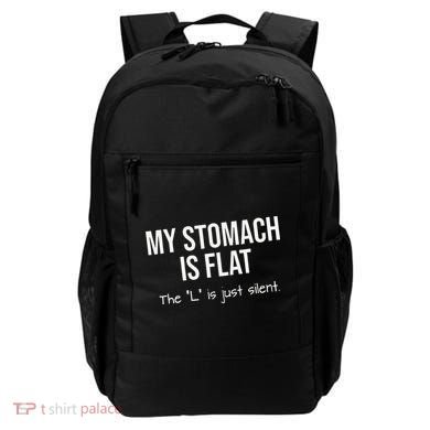 My Stomach Is Flat Backpack
