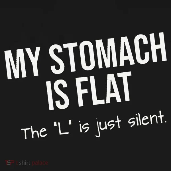 My Stomach Is Flat Bucket Hat