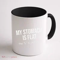 My Stomach Is Flat Coffee Mug thumb 1