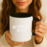 My Stomach Is Flat Coffee Mug thumb 3