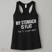 My Stomach Is Flat Women's Tank Top thumb 3