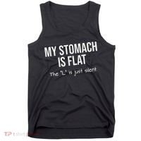 My Stomach Is Flat Tank Top thumb 0