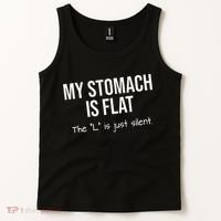 My Stomach Is Flat Tank Top thumb 2