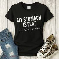 My Stomach Is Flat Women's T-Shirt thumb 3