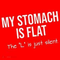 My Stomach Is Flat Santa Hat thumb 1