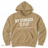 My Stomach Is Flat Hoodie thumb 0