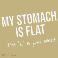 My Stomach Is Flat Mousepad thumb 1