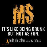 Multiple Sclerosis ItS Like Being Drunk But Not As Fun Bucket Hat thumb 4