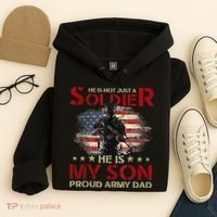 My Son Is A Soldier Proud Army Dad Military Hoodie thumb 4