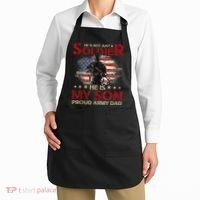 My Son Is A Soldier Proud Army Dad Military Apron thumb 2