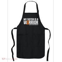 My Sister Is A Warrior Ms Multiple Sclerosis Awareness Apron thumb 0