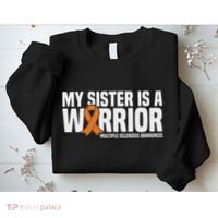 My Sister Is A Warrior Ms Multiple Sclerosis Awareness Sweatshirt thumb 2