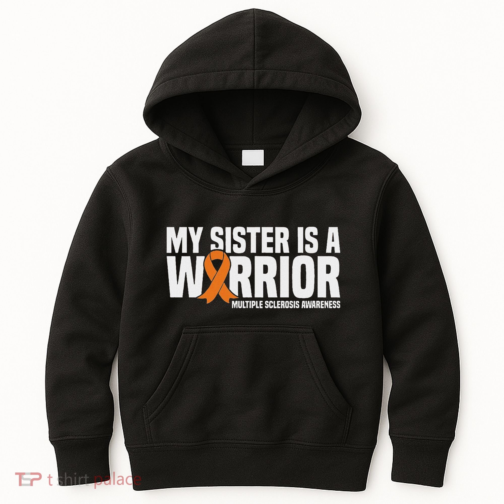 My Sister Is A Warrior Ms Multiple Sclerosis Awareness Kids Hoodie