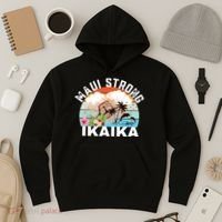 Maui Strong Ikaika Lahaina Banyan Tree Maui Hawaii Shoreline Hoodie thumb 3