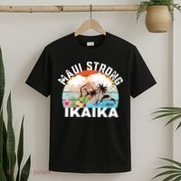 Maui Strong Ikaika Lahaina Banyan Tree Maui Hawaii Shoreline T-Shirt thumb 2