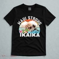 Maui Strong Ikaika Lahaina Banyan Tree Maui Hawaii Shoreline T-Shirt thumb 5