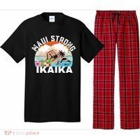 Maui Strong Ikaika Lahaina Banyan Tree Maui Hawaii Shoreline Pajama Set thumb 0