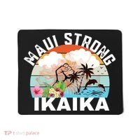 Maui Strong Ikaika Lahaina Banyan Tree Maui Hawaii Shoreline Mousepad thumb 0