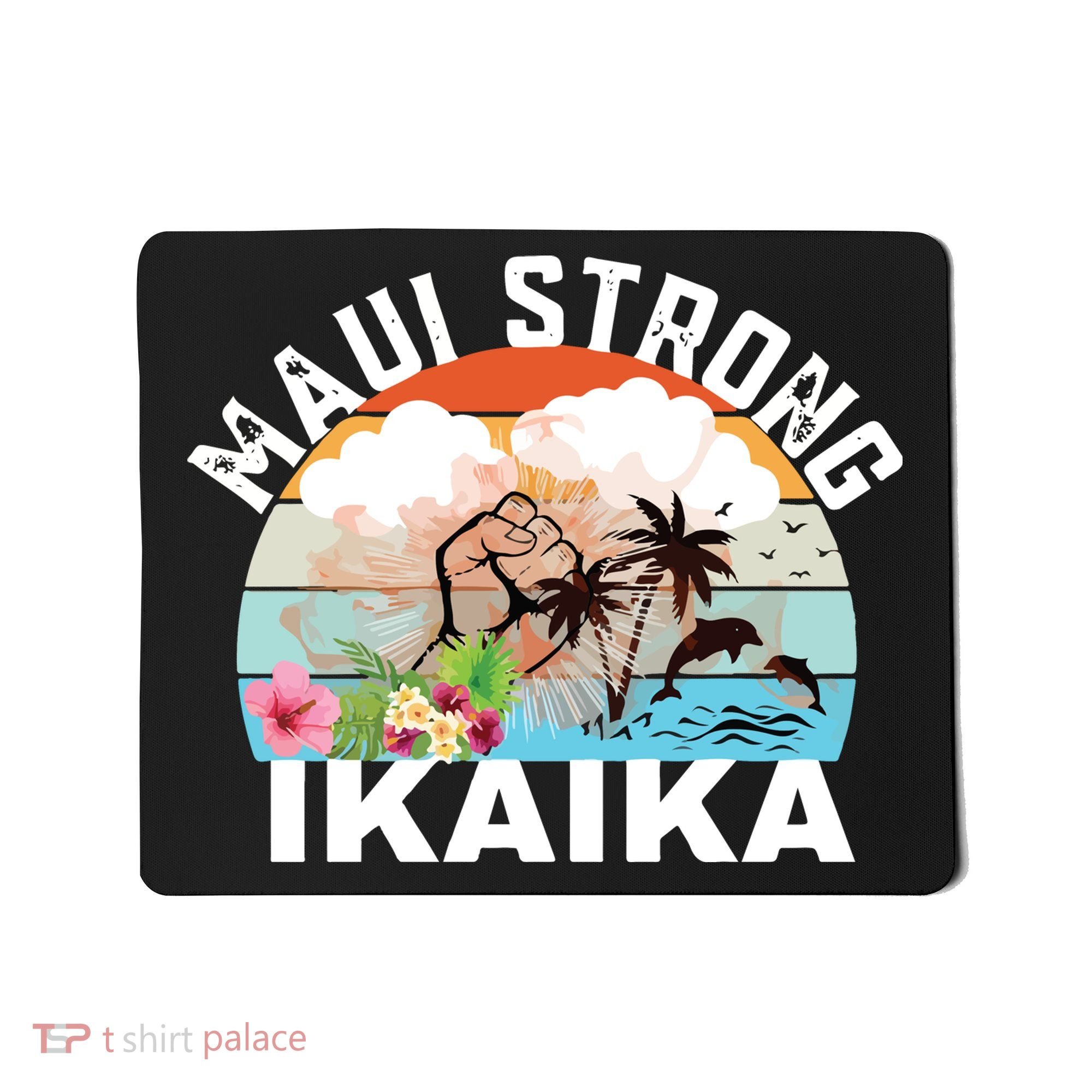 Maui Strong Ikaika Lahaina Banyan Tree Maui Hawaii Shoreline Mousepad