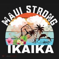 Maui Strong Ikaika Lahaina Banyan Tree Maui Hawaii Shoreline Mousepad thumb 1