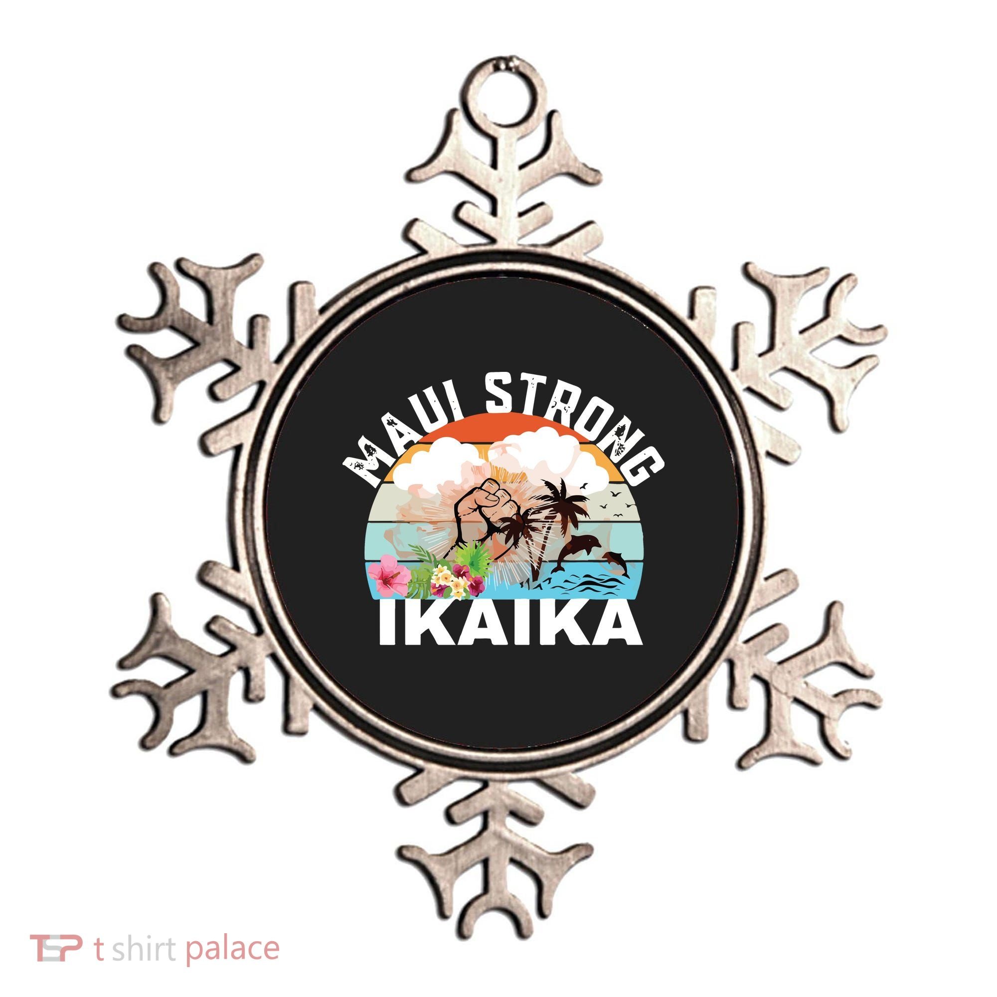 Maui Strong Ikaika Lahaina Banyan Tree Maui Hawaii Shoreline Ornament