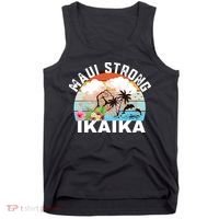 Maui Strong Ikaika Lahaina Banyan Tree Maui Hawaii Shoreline Tank Top thumb 0