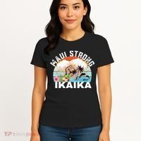Maui Strong Ikaika Lahaina Banyan Tree Maui Hawaii Shoreline Women's T-Shirt thumb 4