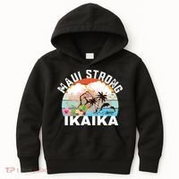 Maui Strong Ikaika Lahaina Banyan Tree Maui Hawaii Shoreline Kids Hoodie thumb 0
