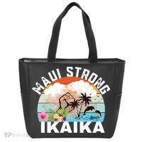 Maui Strong Ikaika Lahaina Banyan Tree Maui Hawaii Shoreline Tote Bag thumb 0