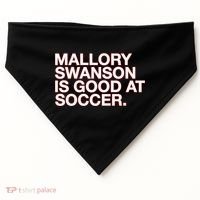 Mallory Swanson Is Good At Soccer USA-Made Doggie Bandana thumb 0