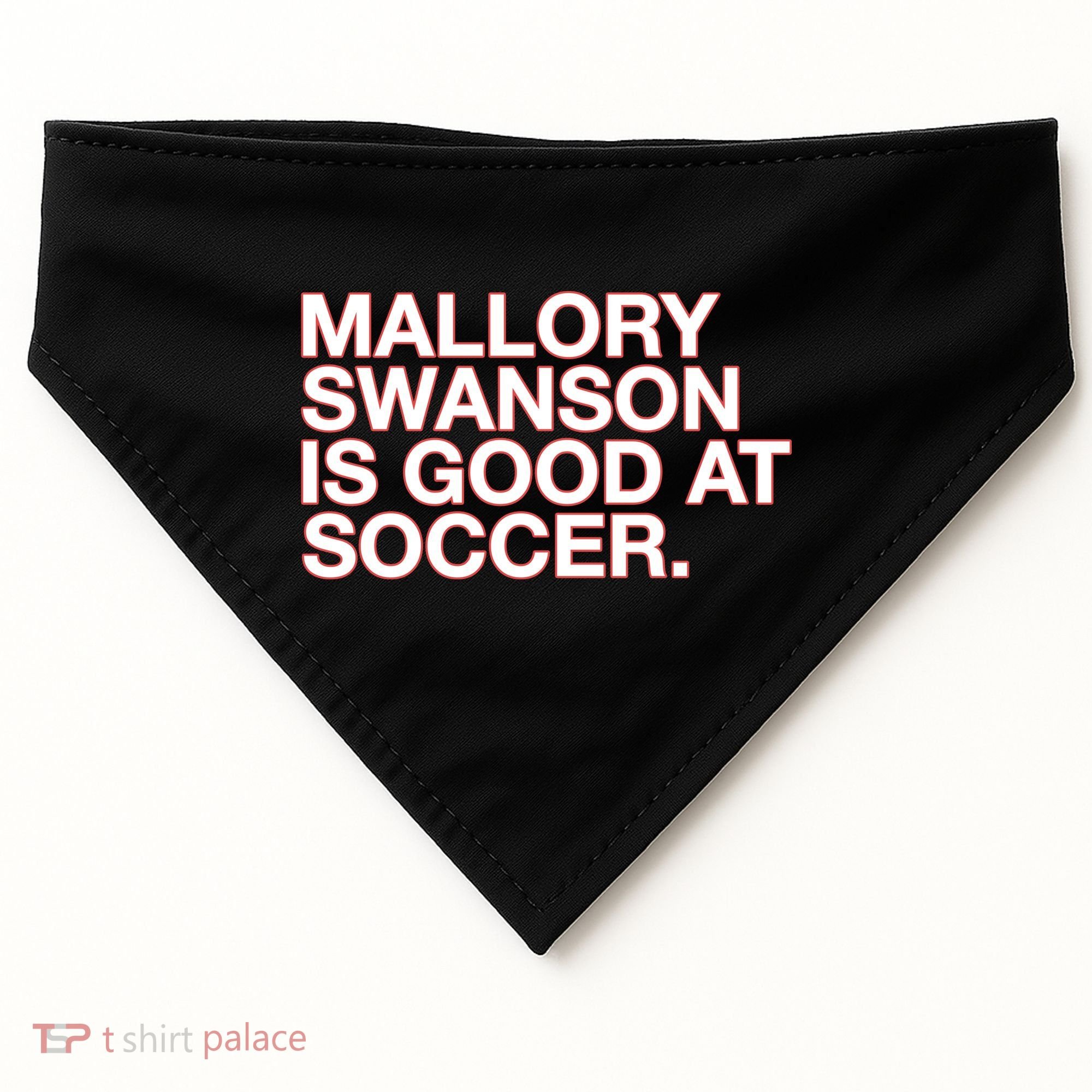 Mallory Swanson Is Good At Soccer USA-Made Doggie Bandana