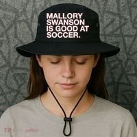 Mallory Swanson Is Good At Soccer Bucket Hat thumb 3